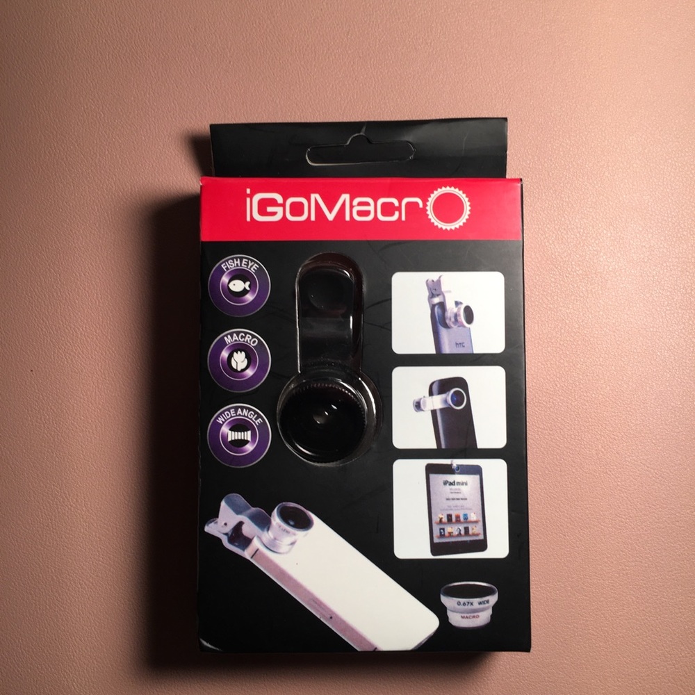 iGoMacrO Universal Clip Lens NIB
